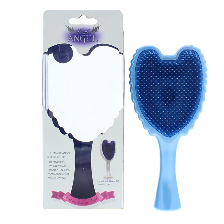ANGEL LARGE BLUE DETANGLING HAIR BRUSH