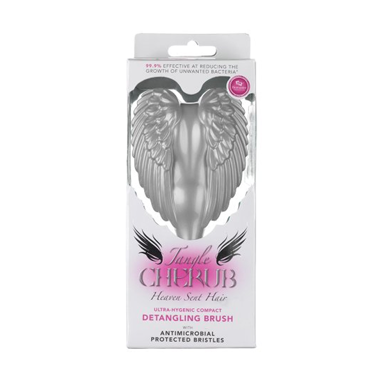 ANGEL SMALL SILVER DETANGLING HAIR BRUSH