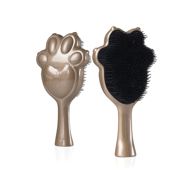 ANGEL METALLIC BROWN PET GROOMING BRUSH