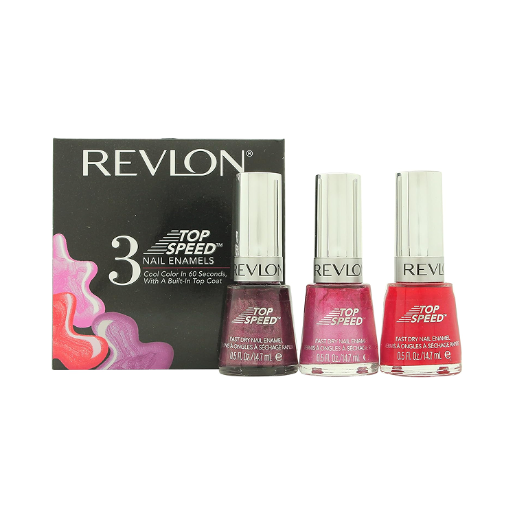 3 TOP SPEED ENAMELS 14.7ML ORCHID, FIRE AND SUGAR PLUM